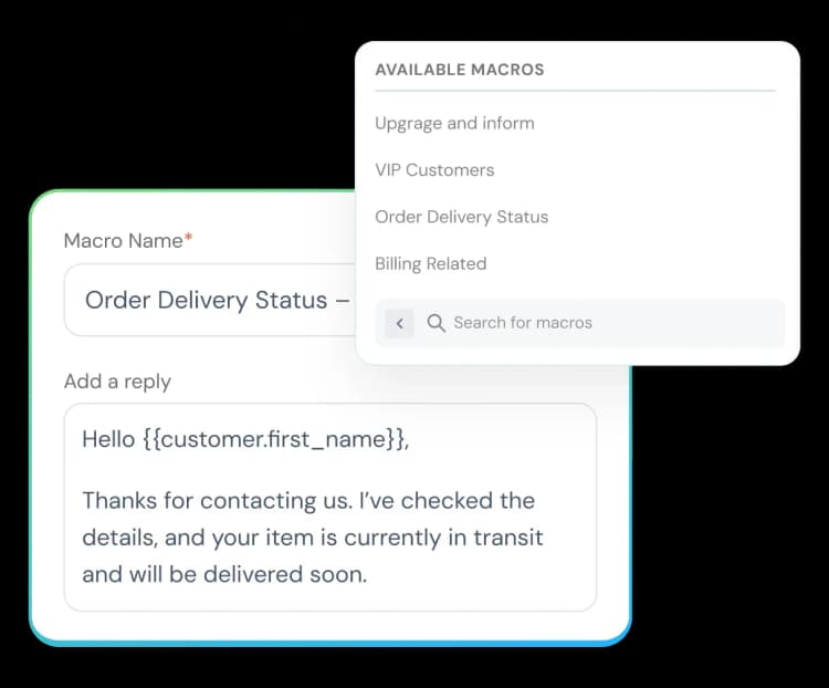 Consistent responses every time