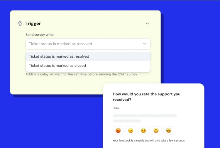 Collect feedback at the right moment